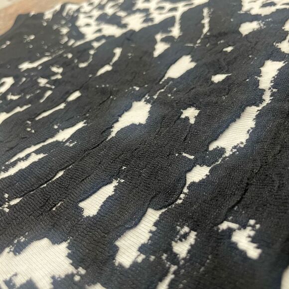 Lucy Paris black white ink blot skirt  small - Picture 8 of 15